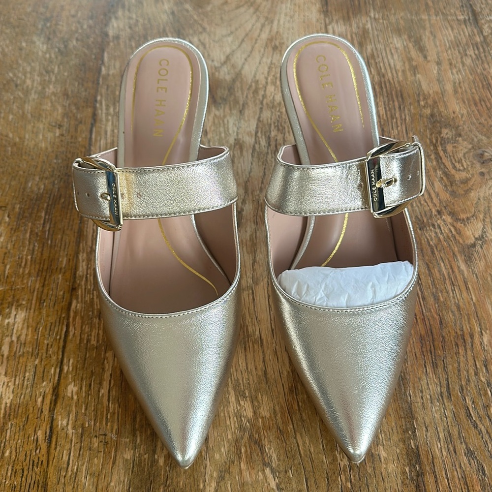 Cole Haan Vandam buckle mule